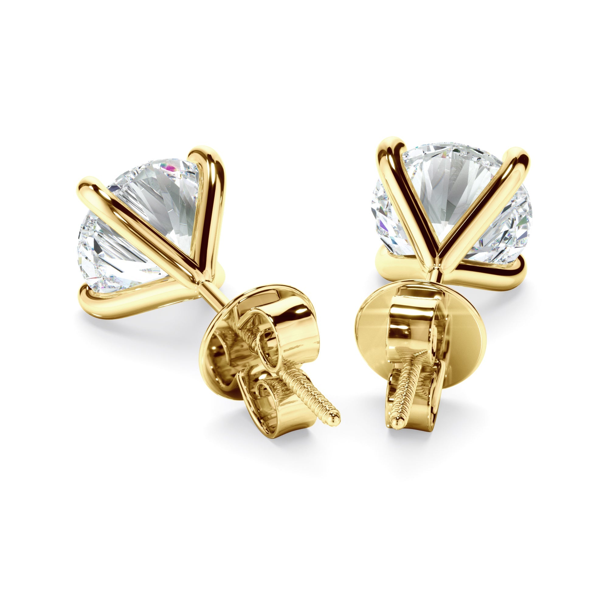 1.40ct Round Brilliant Cut Lab Grown Diamond Stud Earrings