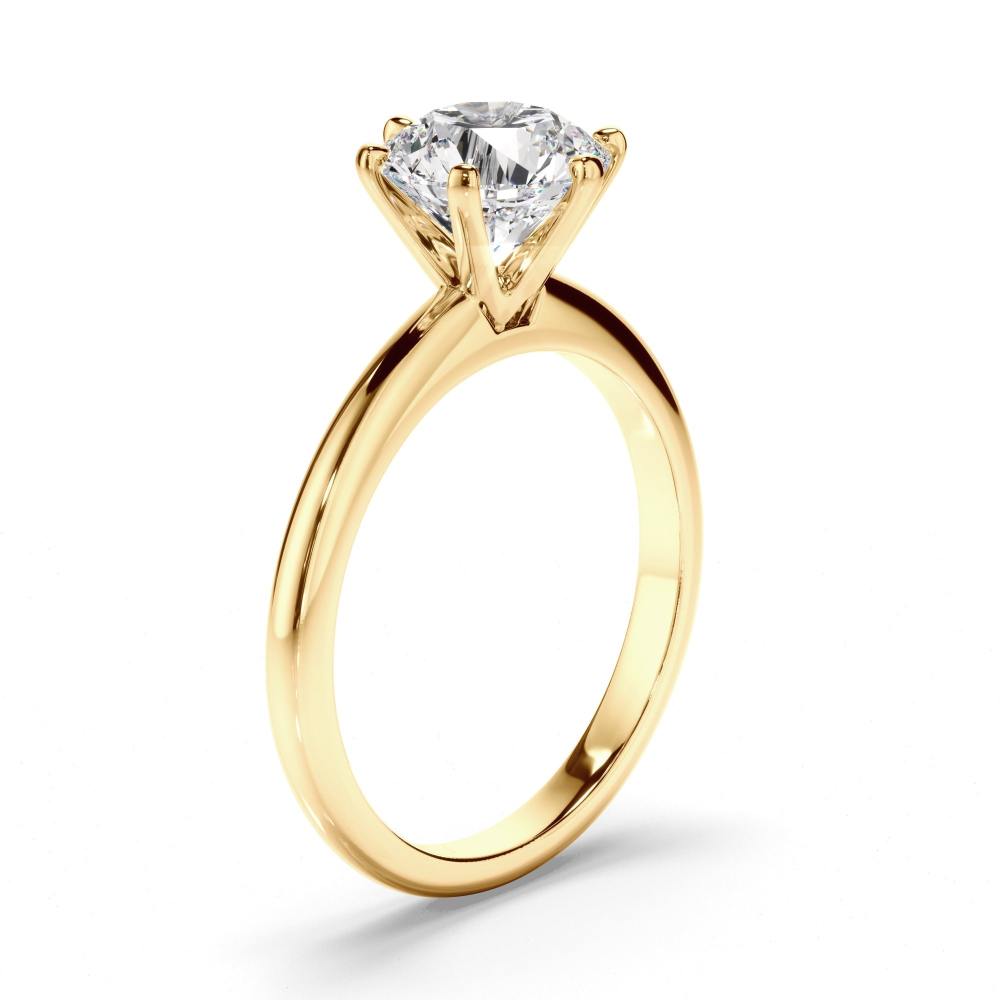 Round Brilliant Cut Diamond Solitaire Engagement Ring