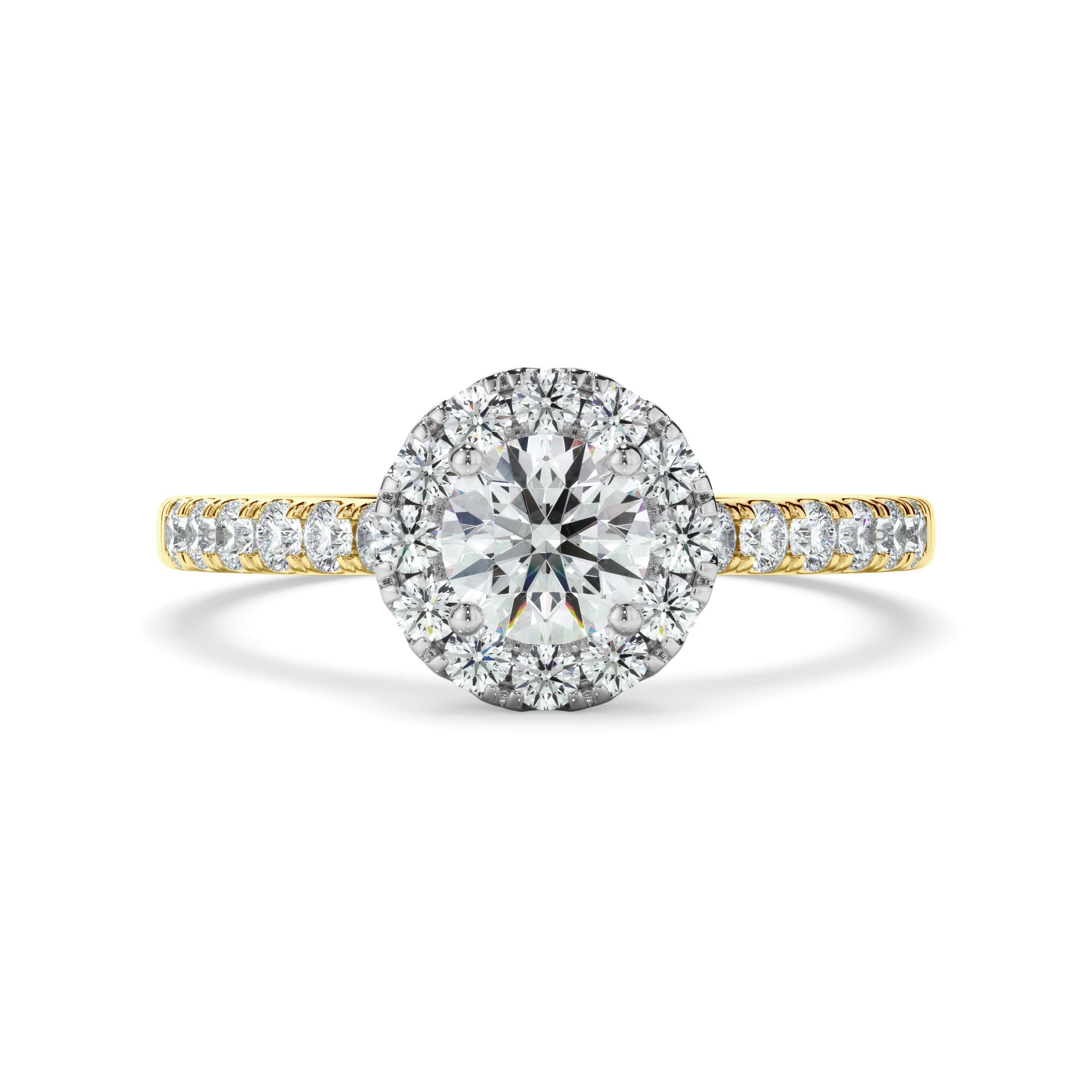0.90ct Round Brilliant Cut Lab Grown Diamond Ring