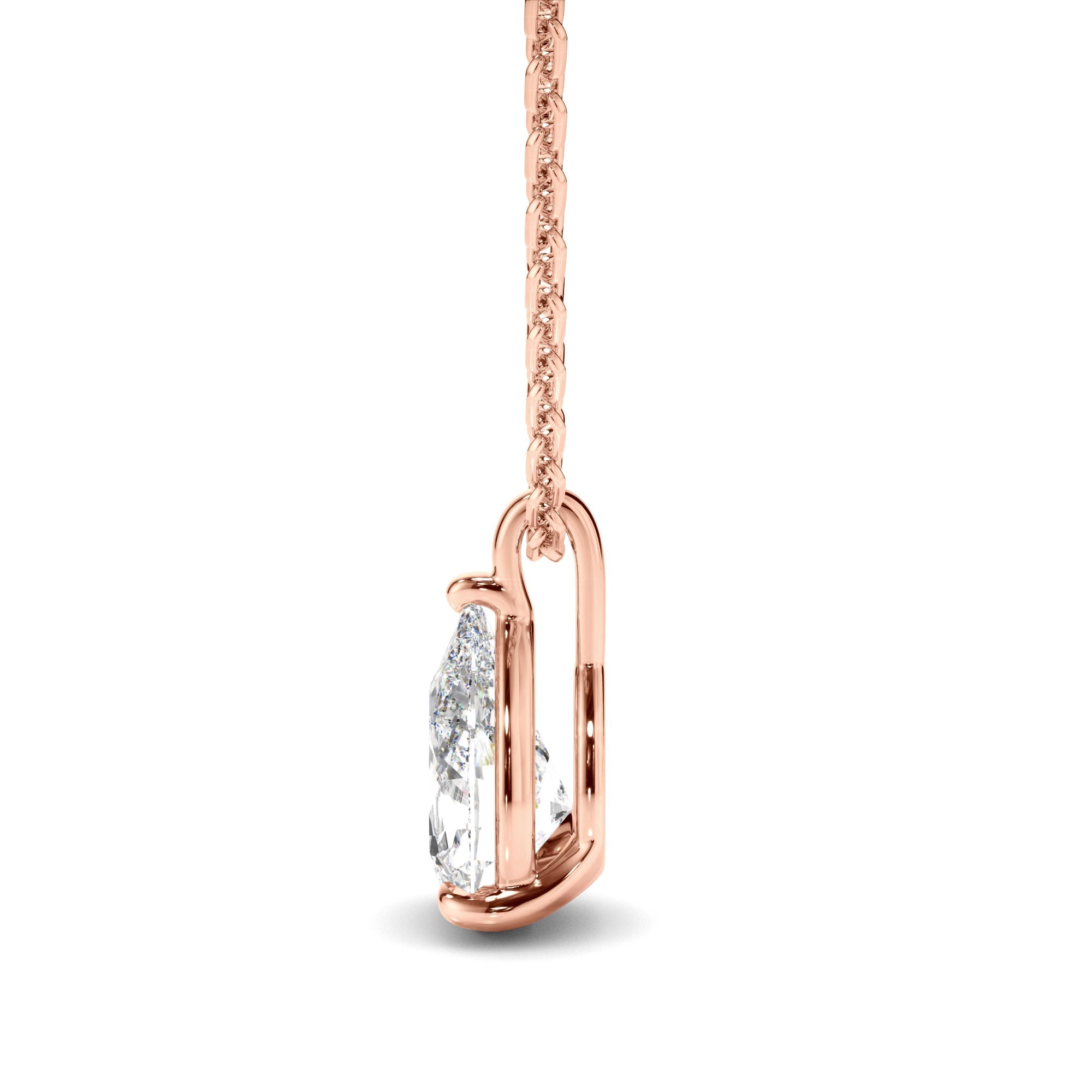 Pear Cut Diamond Pendant